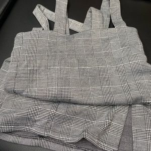 Forever 21 Pencil Skirt With Suspenders